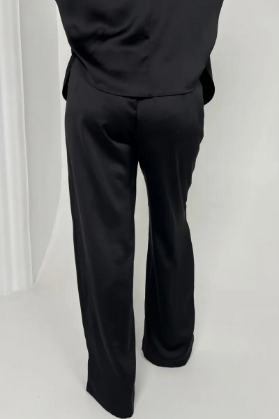 Брюки палаццо атласные широкие из полиэстера для торжественных и повседневных лугов Tammi 3Т93-24/2 - фото 7