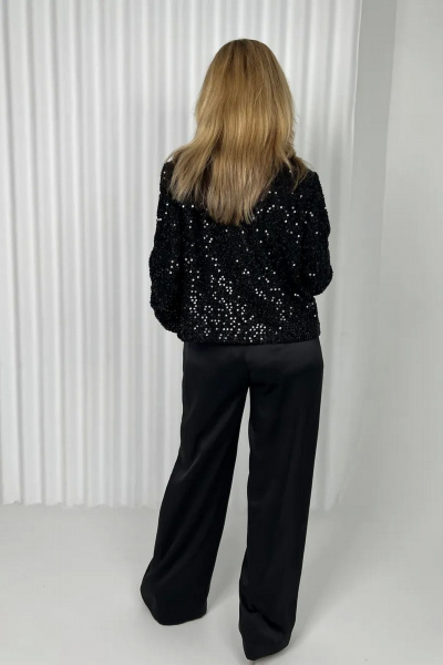 Брюки палаццо атласные широкие из полиэстера для торжественных и повседневных лугов Tammi 3Т93-24/2 - фото 5