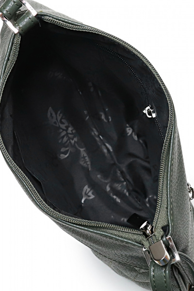 Черная кожаная сумка-кошелек на каждый день Galanteya 36224.24с1228к45 черный - фото 5