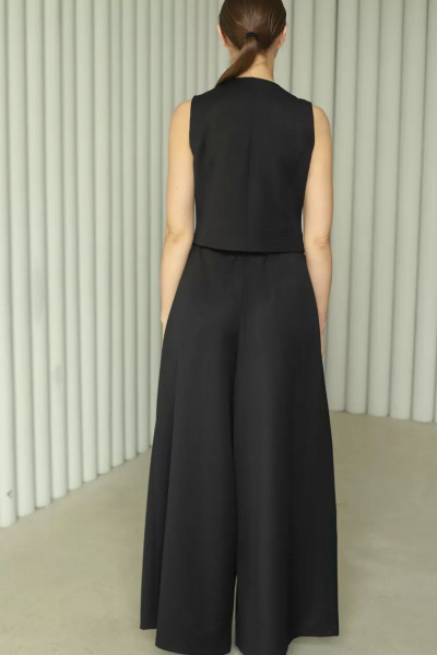 Жилет женский короткий из текстиля для офисных и праздничных образов Tammi 3т83-24/3 - фото 4