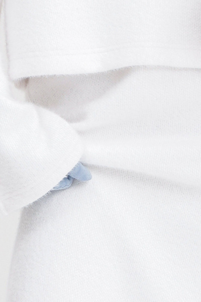 Костюм из трикотажного джемпера и миди-юбки PiRS 5769 белый - фото 6