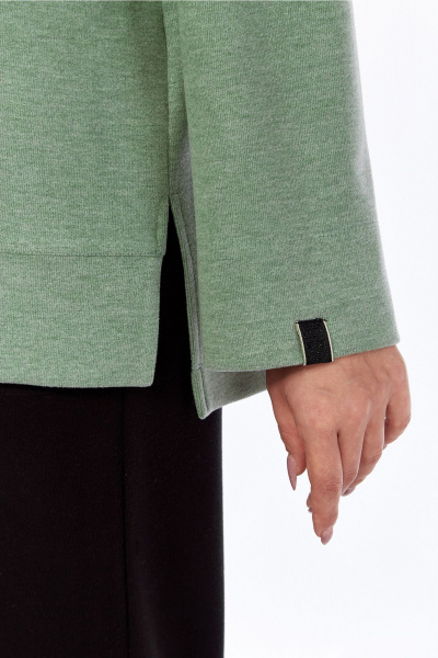 Джемпер с воротником стойка и дизайнерской печатью Jurimex 3252 - фото 3