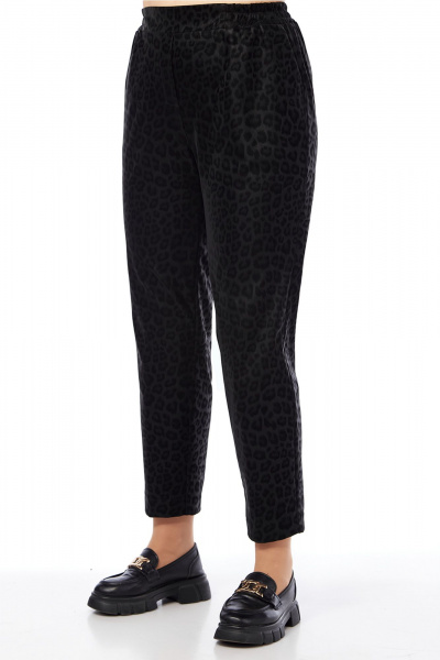 Брюки с имитацией кожи леопард с карманами Jurimex 3253 - фото 1