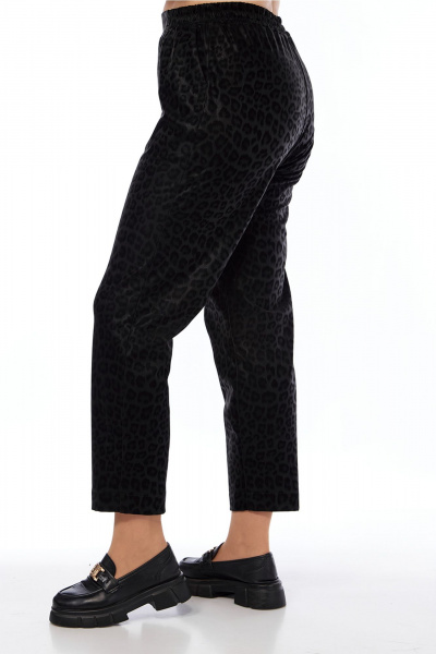 Брюки с имитацией кожи леопард с карманами Jurimex 3253 - фото 2