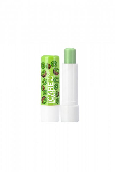 Круглогодичный бальзам для губ с ароматами и питанием Relouis iCARE lip balm kiwi - фото 1