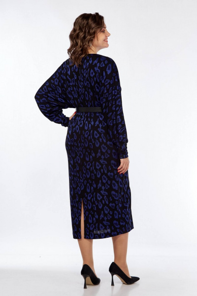 Платье удлиненное в стиле на каждый день из трикотажа Koketka i K 1235-1 - фото 6