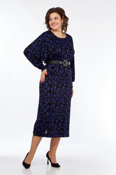 Платье удлиненное в стиле на каждый день из трикотажа Koketka i K 1235-1 - фото 2