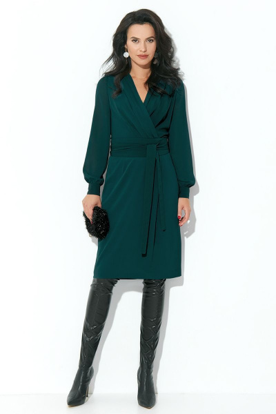 Платье AYZE 1778 изумруд - фото 1