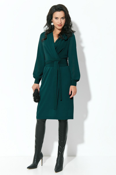 Платье AYZE 1778 изумруд - фото 2