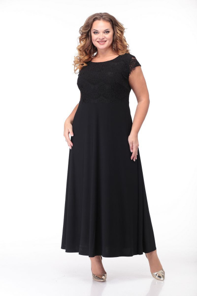 Платье ANASTASIA MAK 754 черный - фото 3