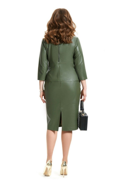 Блуза, юбка TEZA 1800 хаки - фото 3