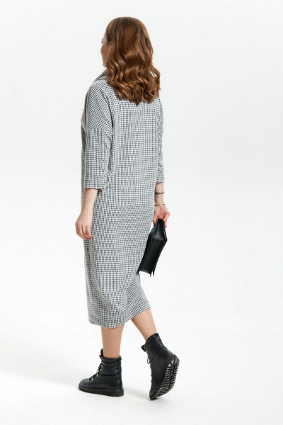 Платье TEZA 1804 гусиная_лапка - фото 3