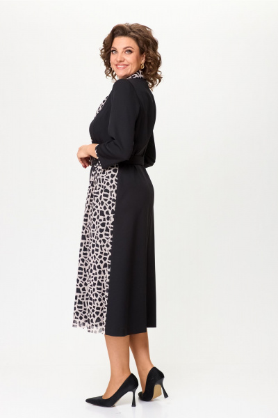 Платье с запахом. Bonna Image 960/1 черный - фото 8