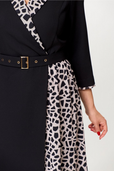 Платье с запахом. Bonna Image 960/1 черный - фото 6