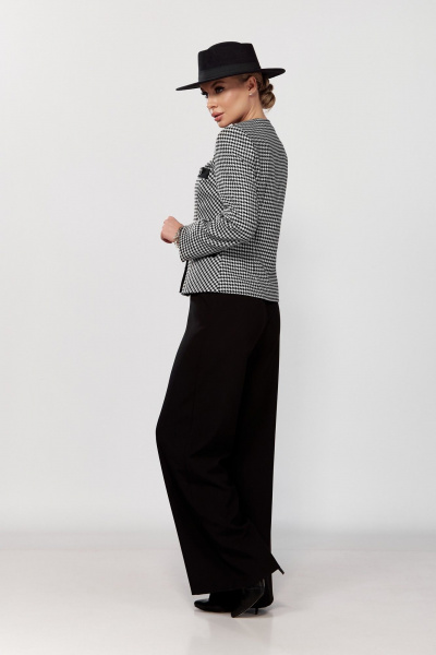 Элегантный костюм жакет и брюки в стиле Chanel DOGGI 2975 - фото 5