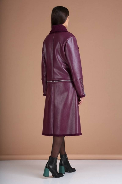 Дубленка Celentano 1906.1 винный - фото 4