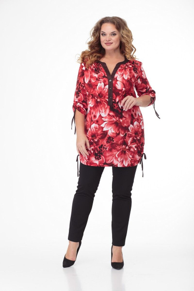 Туника Anelli 434 красный - фото 2
