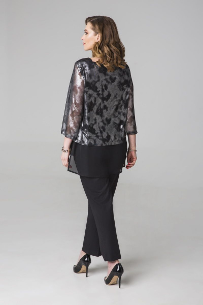 Туника ELLETTO old 3454 черный - фото 4