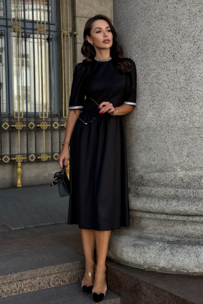 платье полуприлегающее с пуговичной застежкой и карманами Urs 24-422-1 - фото 10