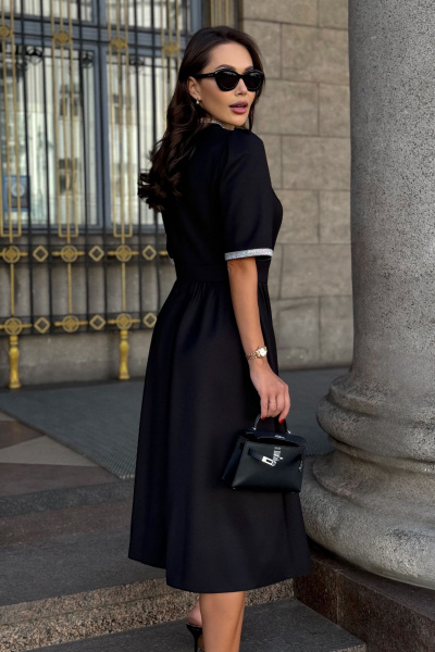 платье полуприлегающее с пуговичной застежкой и карманами Urs 24-422-1 - фото 6