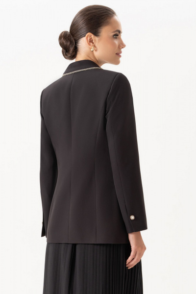 Жакет на каждый день с рельефными швами и лацканами Urs 25-509-1 - фото 2
