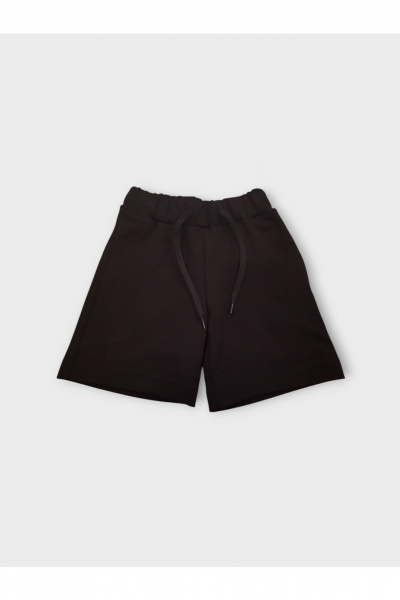 Шорты прямого кроя из трикотажа для мальчика Франтишка 3591 д-24с-156-с78 черный - фото 4