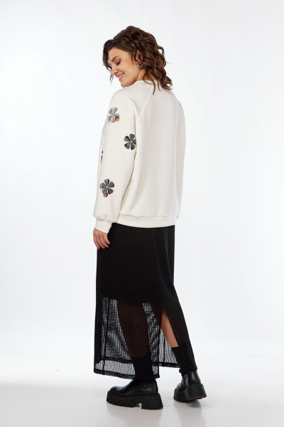 Элегантный комплект юбка и джемпер из легкой ткани Jurimex 3255 - фото 2