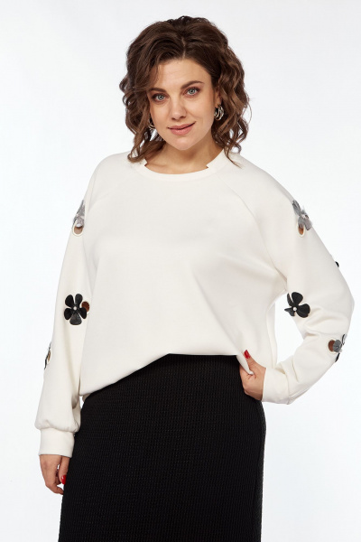 Элегантный комплект юбка и джемпер из легкой ткани Jurimex 3255 - фото 4