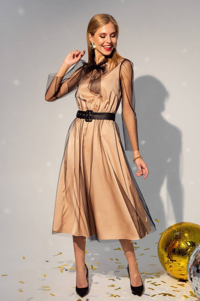 Платье Daloria 1728 черный - фото 4