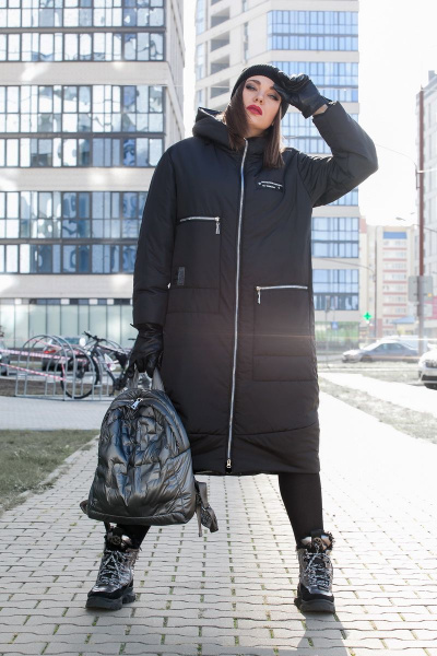 Пальто Lady Secret 8275 черный - фото 8