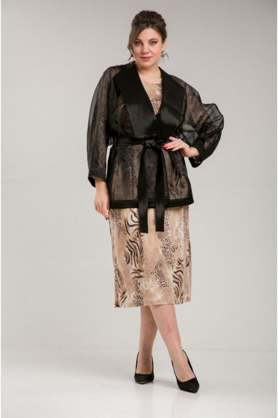 Комплект из органзовой блузы и платья на праздник VIA-Mod 646 - фото 1