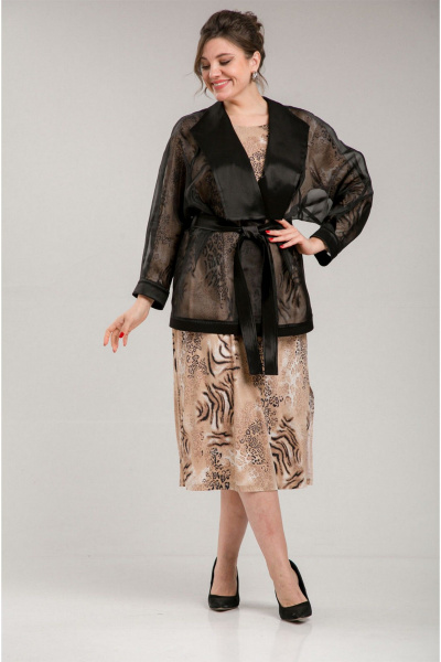 Комплект из органзовой блузы и платья на праздник VIA-Mod 646 - фото 3