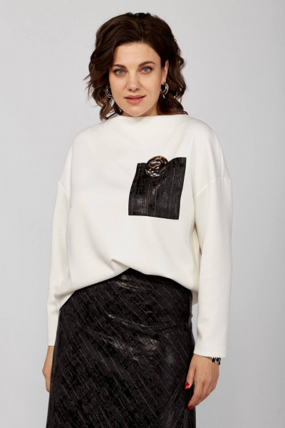 Нарядный женский комплект платье и юбка из костюмной ткани Koketka i K 1239 - фото 7