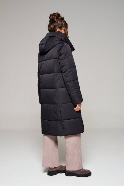 Пальто Beautiful&Free 6295 черный - фото 8