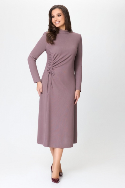 Платье с длинным рукавом и длиной 122 см DaLi 3687 лаванда - фото 1