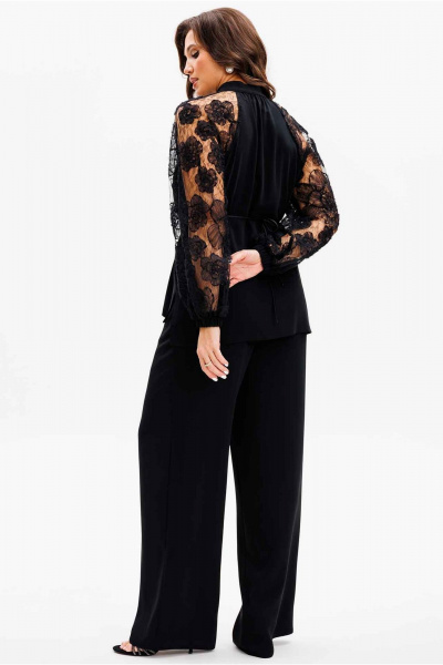 Костюм женский свободный из блузы и брюк палаццо Mislana 1166 - фото 11