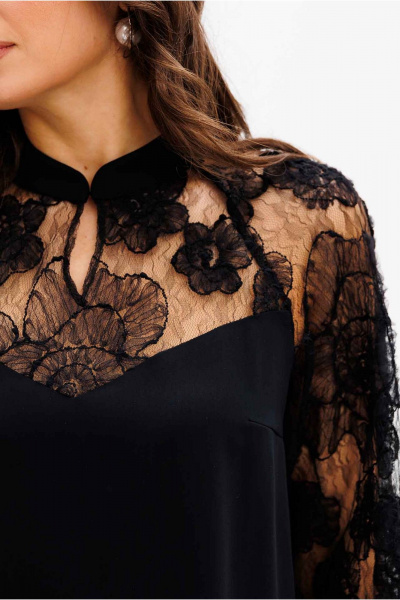 Костюм женский свободный из блузы и брюк палаццо Mislana 1166 - фото 4