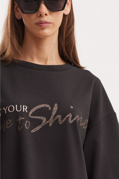 Женский комплект блуза и брюки из трикотажа с принтом N.O.W. 1506 - фото 5