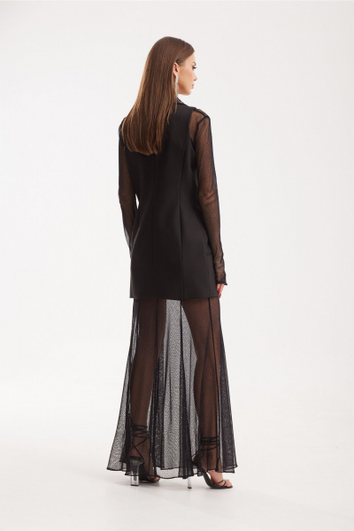 Трехпредметный нарядный костюм из жакета и двойного платья N.O.W. 1509 - фото 2