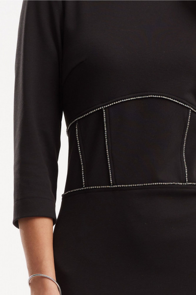 Платье трикотажное с корсетом и эффектной вышивкой N.O.W. 1512 - фото 6