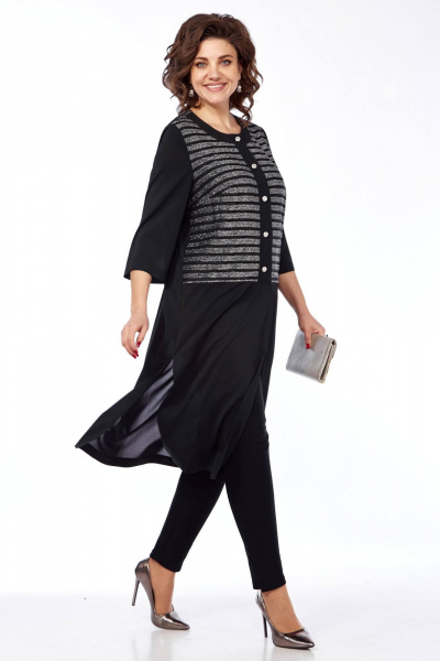 Кардиган с люрексом и отрезной линией по бедрам Matini 4.1045/1 - фото 2