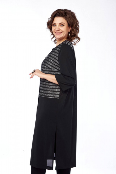 Кардиган с люрексом и отрезной линией по бедрам Matini 4.1045/1 - фото 4