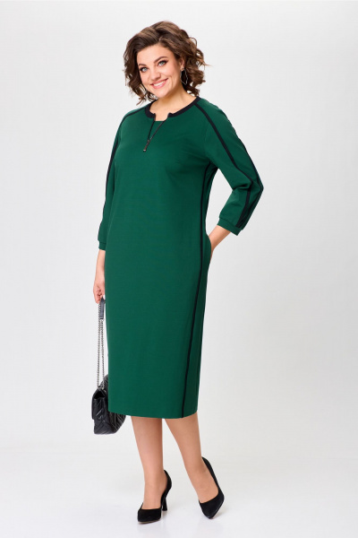Платье Aira Style 24411А изумруд - фото 9