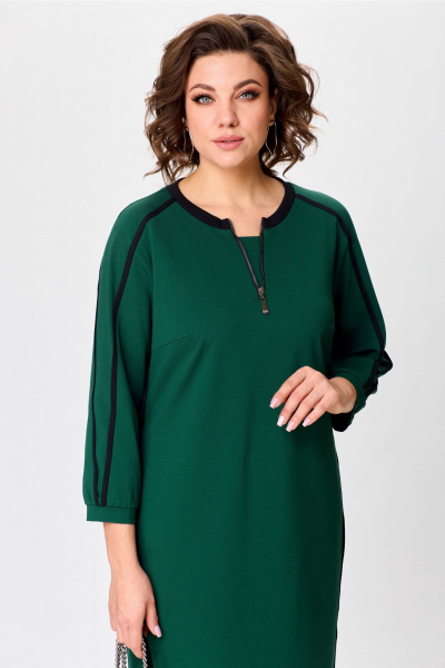 Платье Aira Style 24411А изумруд - фото 8