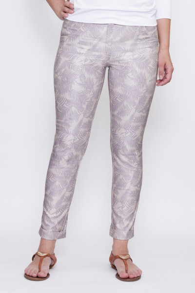 Летние узкие джинсовые брюки 7/8 с эластаном Mirolia 397-Р узор - фото 2