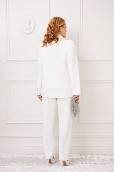 Брюки и жакет из костюмной ткани с прорезными карманами для нарядного образа AGATTI 5652 - фото 2