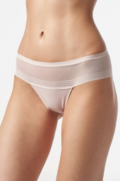 Трусы-бразильяны из мягкой сетки с низкой талией Леди Леда 511-3 - фото 1