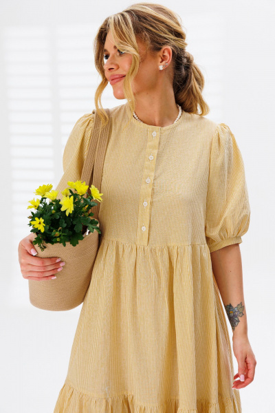 Платье Marshop М151 дыня - фото 13