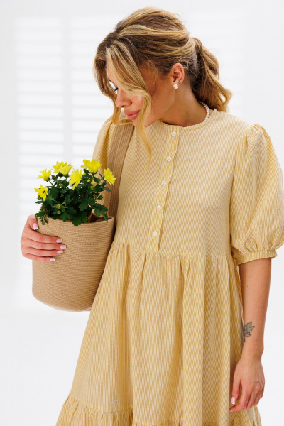 Платье Marshop М151 дыня - фото 12