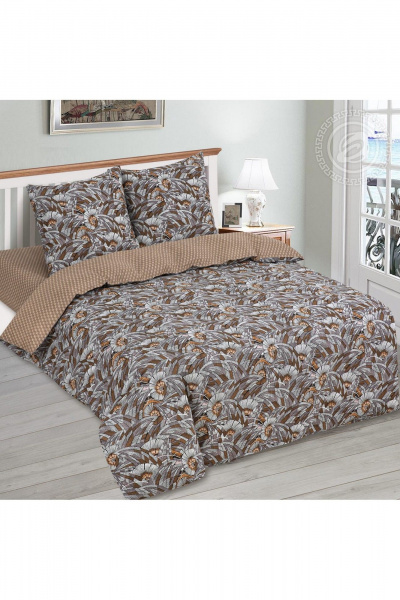 Комплект постельного белья бязь евро домашний АРТПОСТЕЛЬ 514 ричард - фото 1